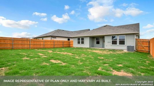 New construction Single-Family house 1049 Argonne Frst, Seguin, TX 78155 The Denton- photo 21 21