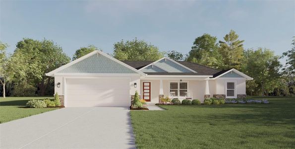 New construction Single-Family house Bay Lane Loop, Ocklawaha, FL 32179 null- photo 0