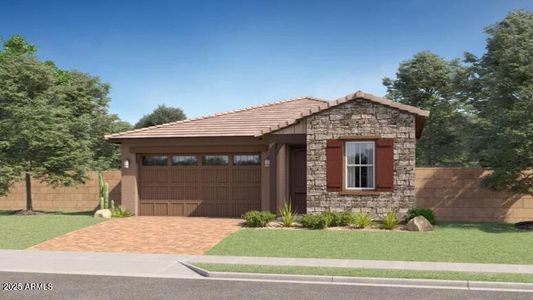 New construction Single-Family house 3123 S 155Th Ln, Goodyear, AZ 85338 Ironwood Plan 3518- photo 0