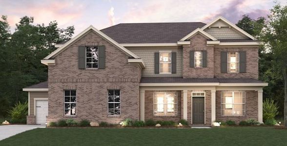 New construction Single-Family house 6420 Settingdown Creek Drive, Dawsonville, GA 30534 Sequoia- photo 0