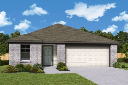 New construction Single-Family house 1052 Hawk Gate Ln, Katy, TX 77493 plan Portrait - image