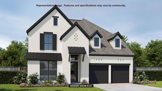 New construction Single-Family house 533 Cascadence Dr, New Braunfels, TX 78132 plan 3553W - image