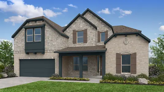 New construction Single-Family house 1100 Tupelo Lndg, Argyle, TX 76226 plan Peridot - image