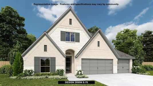 New construction Single-Family house 1816 Plum Tree Way, Georgetown, TX 78628 Design 2895W- photo 0