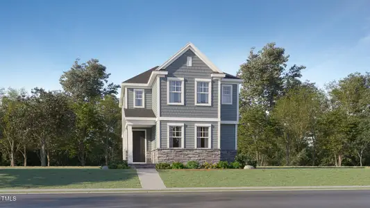New construction Single-Family house 304 Canyon Spring Trl, Wake Forest, NC 27587 Waterbury- photo 0