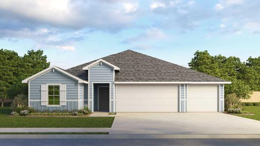 New construction Single-Family house 109 Union Pacific Dr, Cedar Creek, TX 78612 plan The Grayson - image