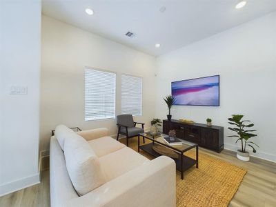 Spacious living area on the first floor