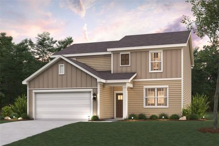 New construction Single-Family house 8629 Paradise (Lot 84) Drive, Douglasville, GA 30134 Jordan- photo 0