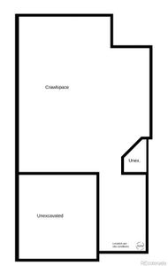 Floorplan crawlsapce