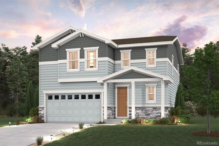 New construction Single-Family house 5763 N Ireland Ct, Aurora, CO 80019 plan The Lanner - image