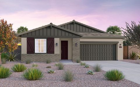 New construction Single-Family house 10300 S Bedrock Trl, Apache Junction, AZ 85120 plan Laredo - image
