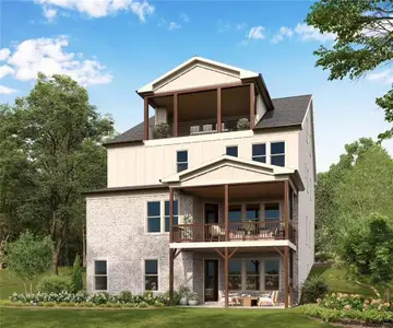 New construction Single-Family house 3495 Vermillion Vw, Suwanee, GA 30024 plan The Livingston - image