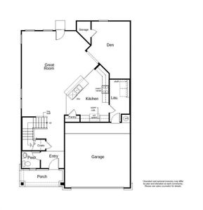 This floor plan features 3 bedrooms, 2 full baths, 1 half bath and over 2,500 square feet of living space.