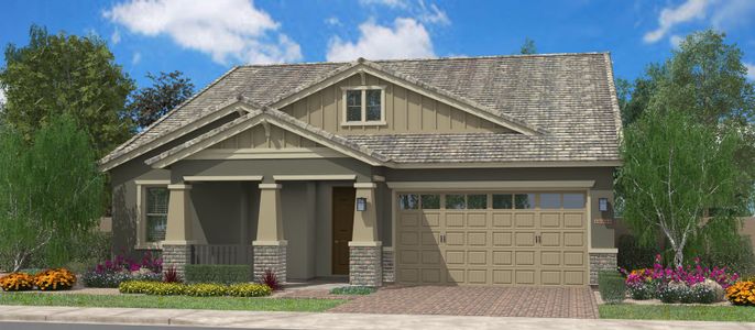 New construction Single-Family house 3029 Sherman Rd, Queen Creek, AZ 85142 plan Rockaway w/Loft - image