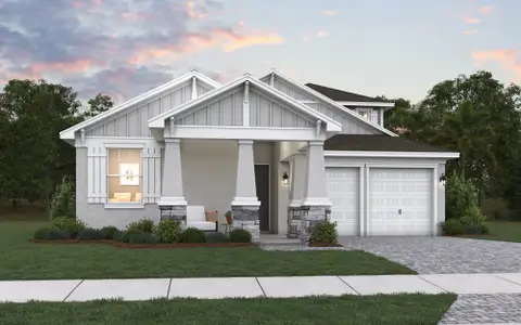 New construction Single-Family house 2067 Keystone Pass Blvd, Minneola, FL 34715 plan Anna Maria w/ Bonus - 19236 - image