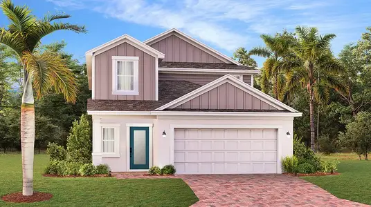 New construction Single-Family house 7812 Marlow Pl, Kissimmee, FL 34747 plan Columbia - image