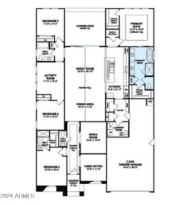 Geneva Floorplan w Tub and 12dt door opt