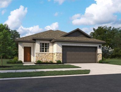 New construction Single-Family house 308 Redbud Ridge Dr, Brookshire, TX 77423 plan Franklin - image
