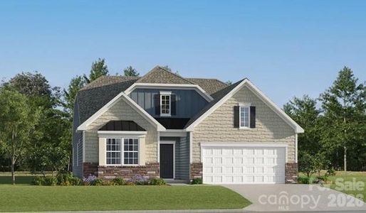 New construction Single-Family house 7110 Juneberry Wy, Maiden, NC 28650 plan Carson - image