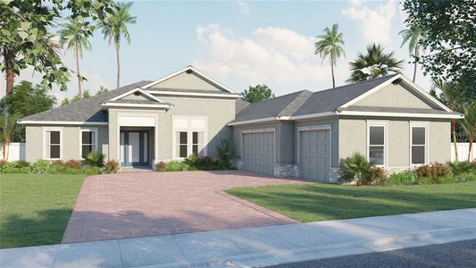 New construction Single-Family house 728 Estates Blvd, Tarpon Springs, FL 34688 - image