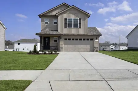 New construction Single-Family house 225 Republic St, Shelbyville, TN 37160 plan 1615 Elevation ABC - image