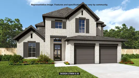 New construction Single-Family house 129 Ensberg Ln, Liberty Hill, TX 78642 plan 2796W - image