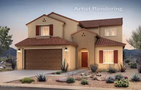New construction Single-Family house 6677 W Ebbets Wy, Florence, AZ 85132 plan Yucca - image
