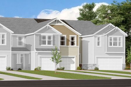 New construction Townhouse house 7021 Cerris Dr, Charlotte, NC 28269 plan Adriana - image