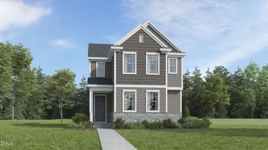 New construction Single-Family house 325 Golden Trace Dr, Garner, NC 27529 plan Waterbury - image
