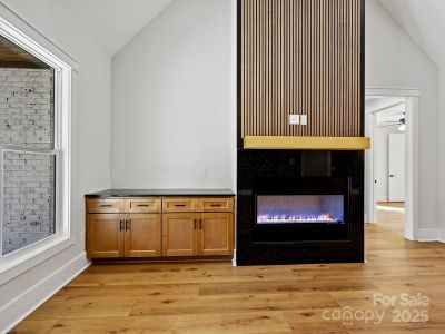 Custom Built-in and Custom Fireplace