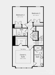 Structural options include: shower ledge in owner's bath.