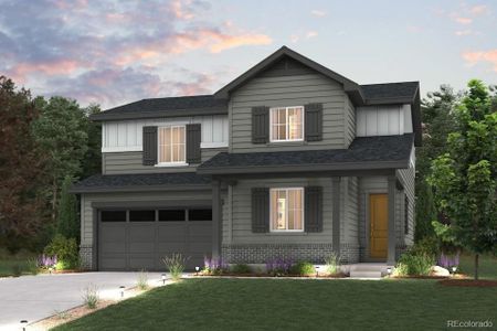 New construction Single-Family house 5793 N Ireland Ct, Aurora, CO 80019 plan The Powell - image
