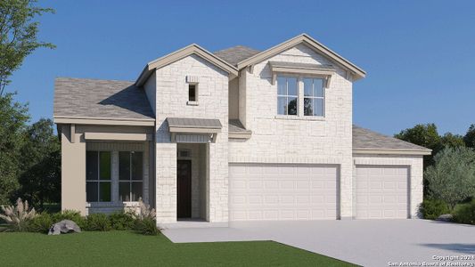 New construction Single-Family house 209 Jade Cove, Cibolo, TX 78108 The Caspian- photo 0