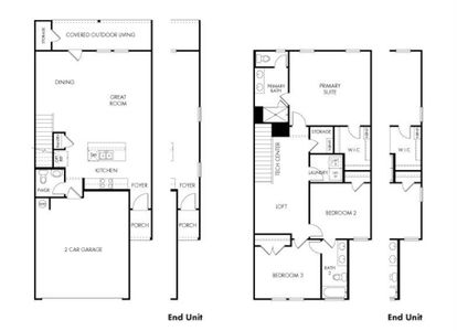 New construction Townhouse house 185 Texas Agate Dr, Unit 3, Kyle, TX 78640 The McKinney (180)- photo 1 1