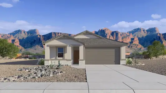 New construction Single-Family house 46594 W Skyline Dr, Maricopa, AZ 85139 plan Hayden - image