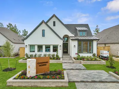 New construction Single-Family house 14806 Buffalo Head St, Mont Belvieu, TX 77523 plan Hampton 50′ Lot - image