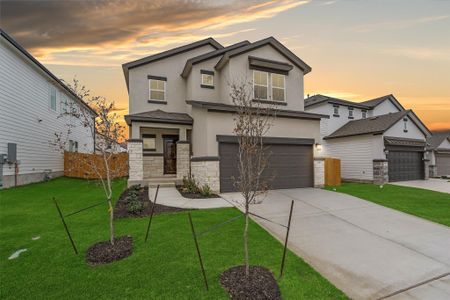 New construction Single-Family house 308 Stellar Wind Dr, Georgetown, TX 78628 James- photo 0