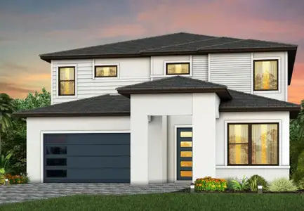 New construction Single-Family house 7789 Frizzle Wy Scarlett, Unit Scarlett 67, Lake Worth, FL 33467 - image