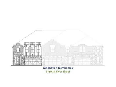 New construction Single-Family house 3160 Sir River St, Unit 6D, Lewisville, TX 75056 plan TH Building 18 Unit 1 W - image