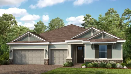 New construction Single-Family house 16224 Alpha Grove Pl, Odessa, FL 33556 plan Saint Croix - image