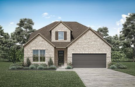 New construction Single-Family house 100 Blackberry Cv, Georgetown, TX 78628 plan Wimberley - image
