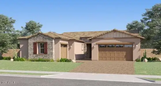 New construction Single-Family house 7939 W Desert Elm Ln, Peoria, AZ 85383 plan Evolution Plan 5582 - image