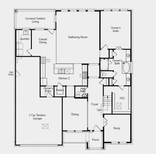 Structural options include: gourmet kitchen, covered balcony, and gas line for future outdoor kitchen.