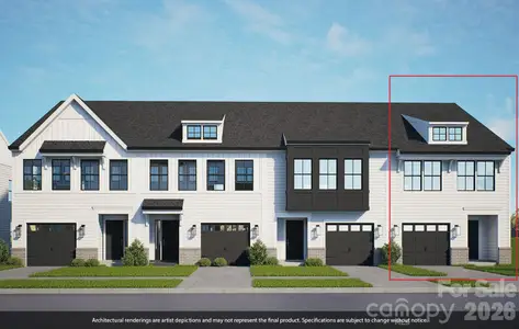 New construction Townhouse house 6310 Abelia Ave, Unit 98, Charlotte, NC 28269 - image