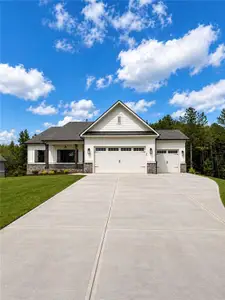 New construction Single-Family house 65 River Rdg Walk, Monroe, GA 30656 plan (GA) Carson A 3 Front Entry - image
