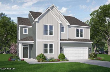 New construction Single-Family house 1302 Rosenwald Dr, Unit 120, Leland, NC 28451 plan McKimmon - image