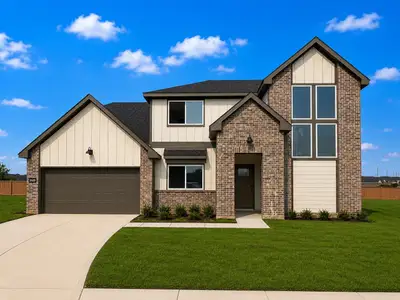New construction Single-Family house 31402 Hastings Park Dr, Fulshear, TX 77441 plan Lancaster - image