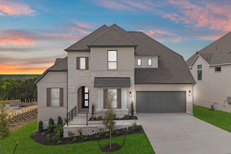 New construction Single-Family house 1908 Crimson Sunset Dr, Georgetown, TX 78628 plan Haskell - image