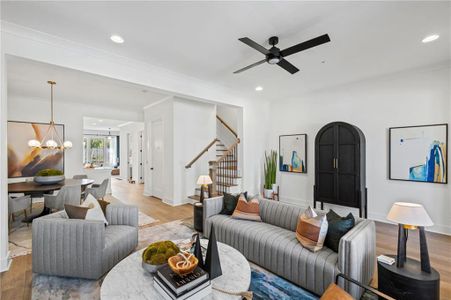 New construction Townhouse house 574 Brashy St, Woodstock, GA 30188 plan THE BARRINGTON - image 12