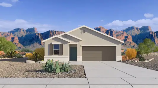 New construction Single-Family house 5563 E Cinder Ln, San Tan Valley, AZ 85140 plan Swan - image